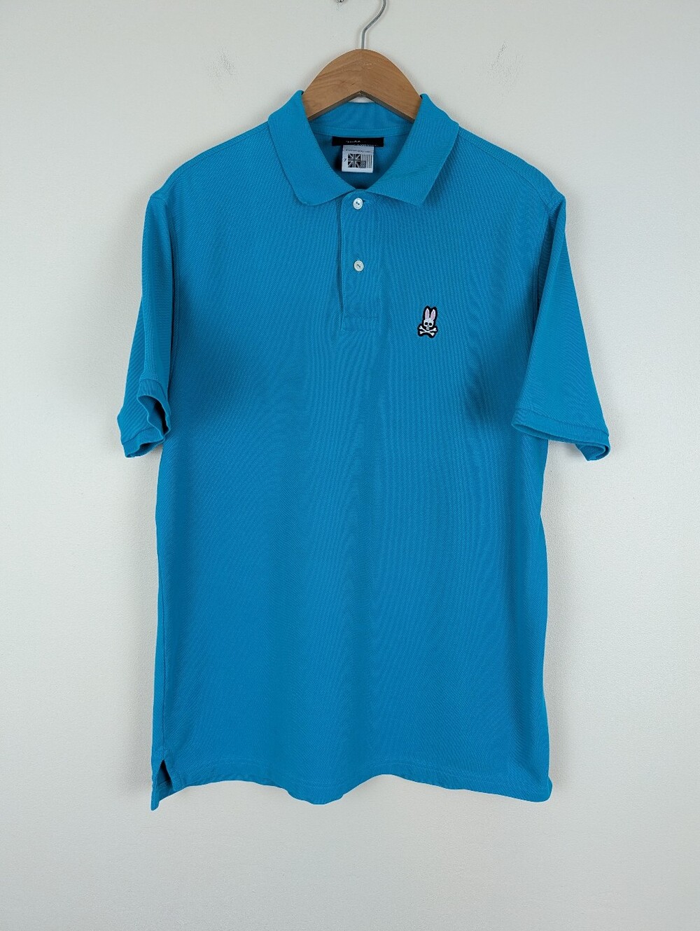 Psycho Bunny Short Sleeve Light Blue Pima Cotton Polo Shirt
